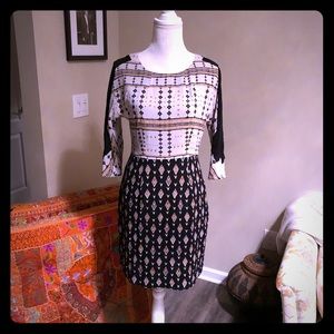 NWOT Anthropologie Katchel Print Dress, 6